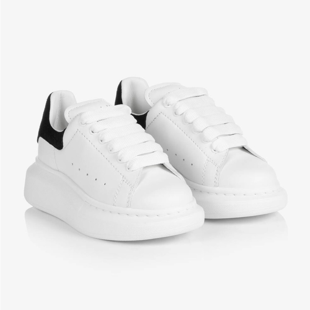 Alexander mcqueen Kids Sneakers in White and Black